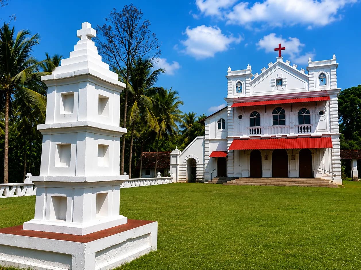 St. Anne Church — Olaulim, Goa